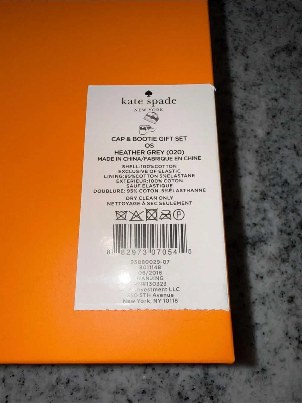 kate spade Cap & Bootie gift set (OS Baby)